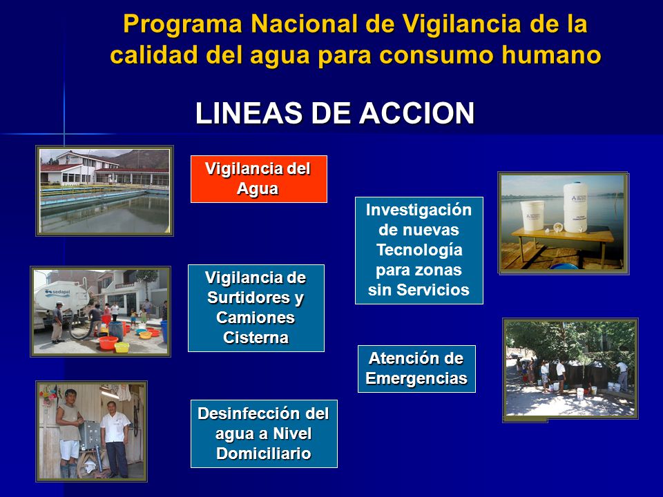Programa Nacional de Vigilancia de la calidad del agua para consumo humano