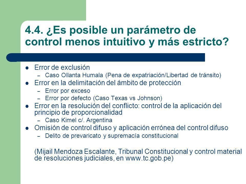 4.4. ¿Es posible un parámetro de control menos intuitivo y más estricto