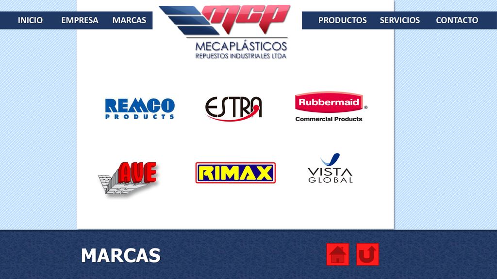 INICIO INICIO EMPRESA MARCAS PRODUCTOS SERVICIOS CONTACTO MARCAS