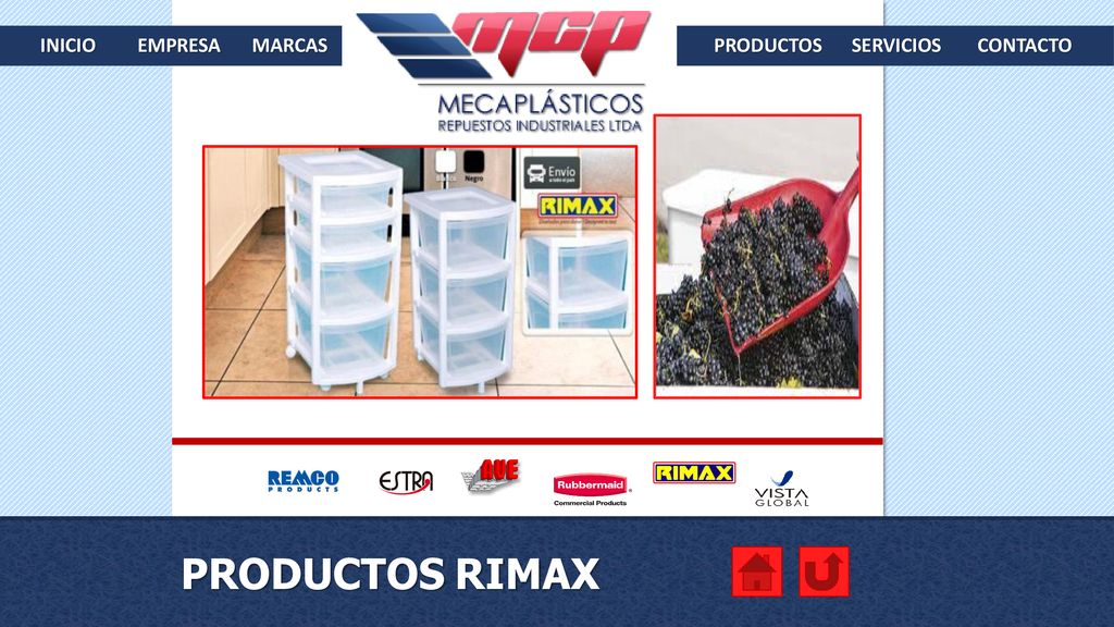INICIO EMPRESA MARCAS PRODUCTOS SERVICIOS CONTACTO PRODUCTOS RIMAX