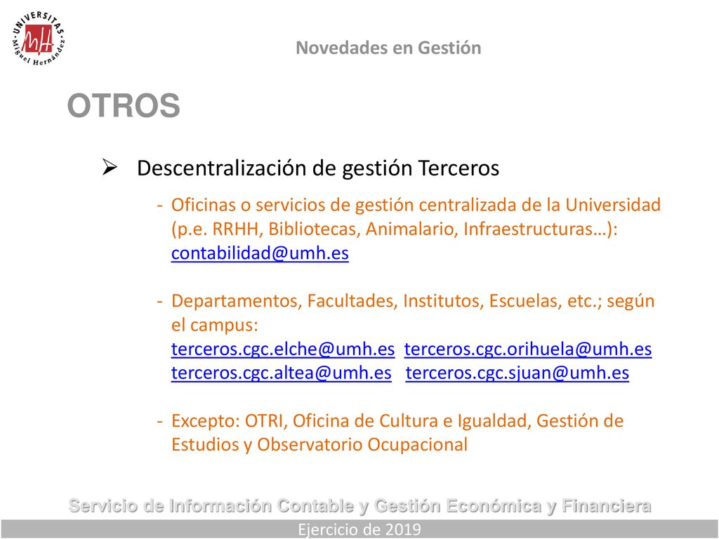 Servicio de Información Contable y Gestión Económica y Financiera