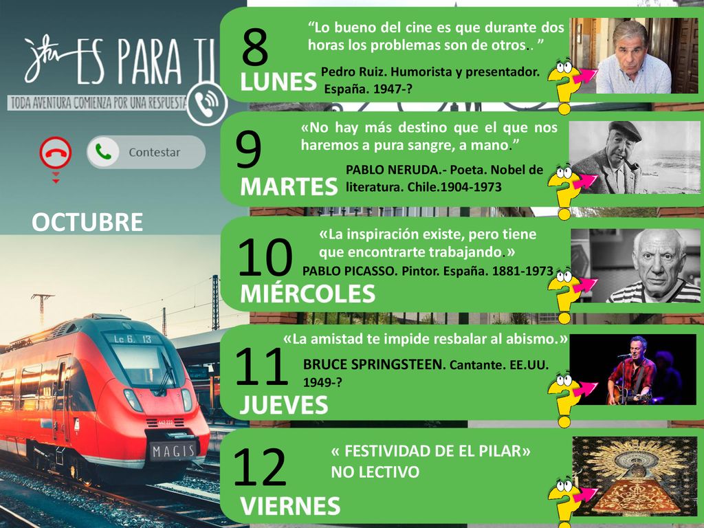 8 Lo bueno del cine es que durante dos horas los problemas son de otros.. Pedro Ruiz. Humorista y presentador.