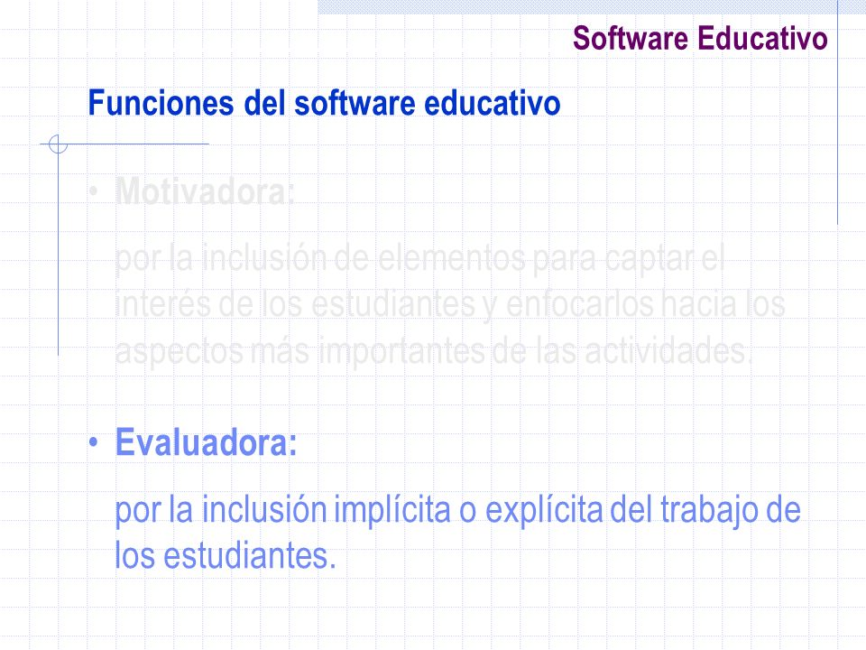 por la inclusión implícita o explícita del trabajo de los estudiantes.