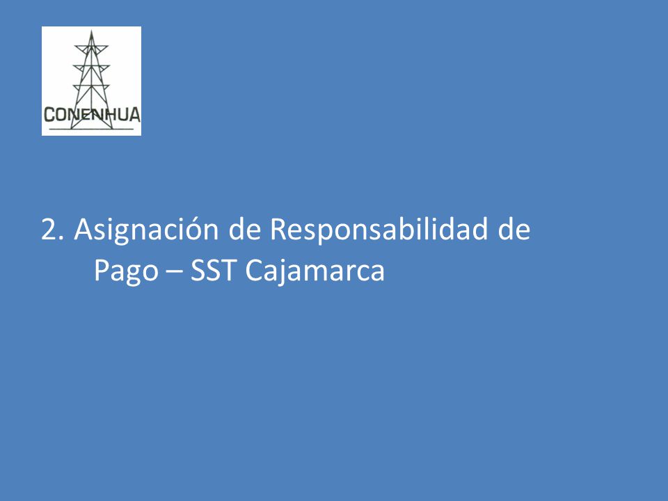2. Asignación de Responsabilidad de Pago – SST Cajamarca