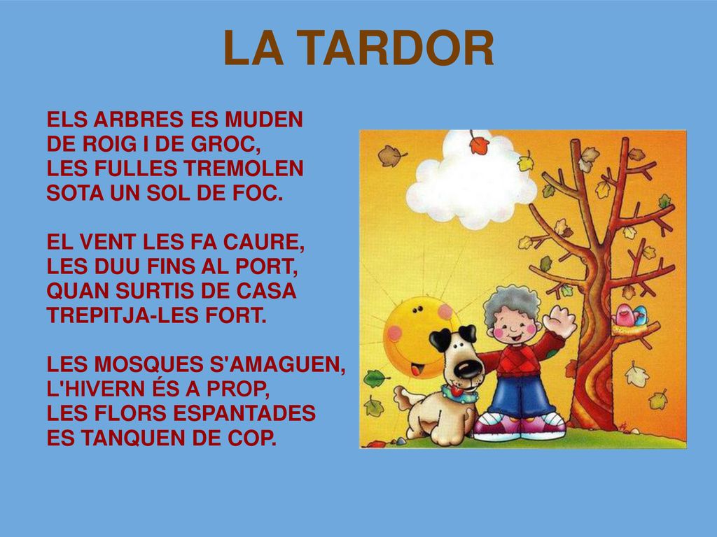 LA TARDOR ELS ARBRES ES MUDEN DE ROIG I DE GROC, LES FULLES TREMOLEN