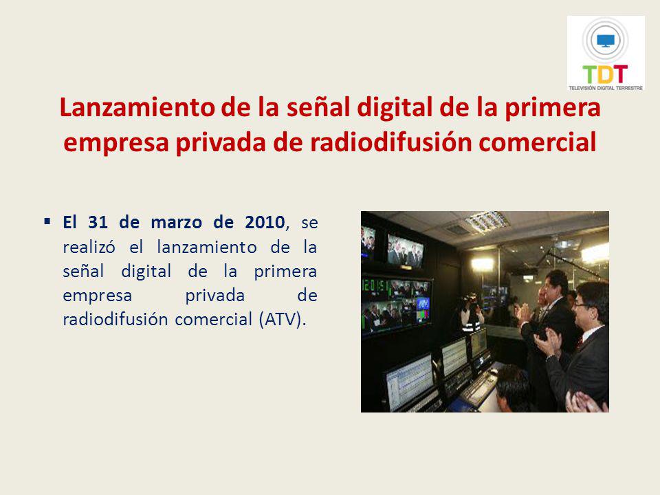 Lanzamiento de la señal digital de la primera empresa privada de radiodifusión comercial