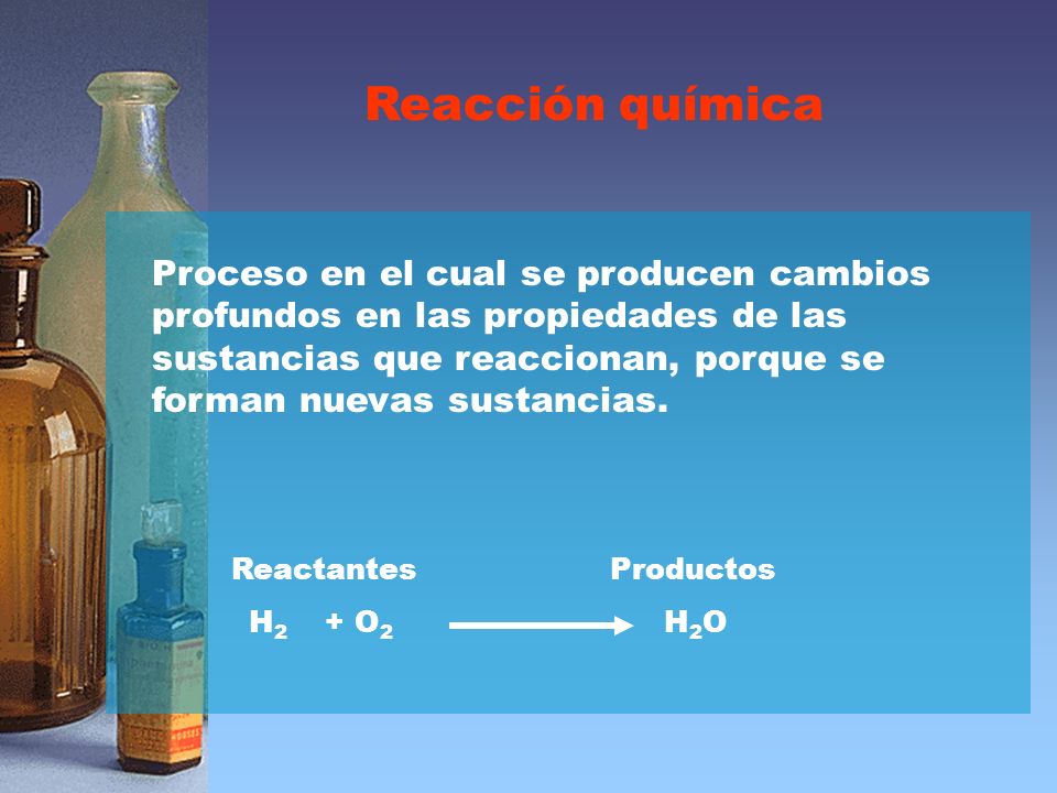 Reacción química