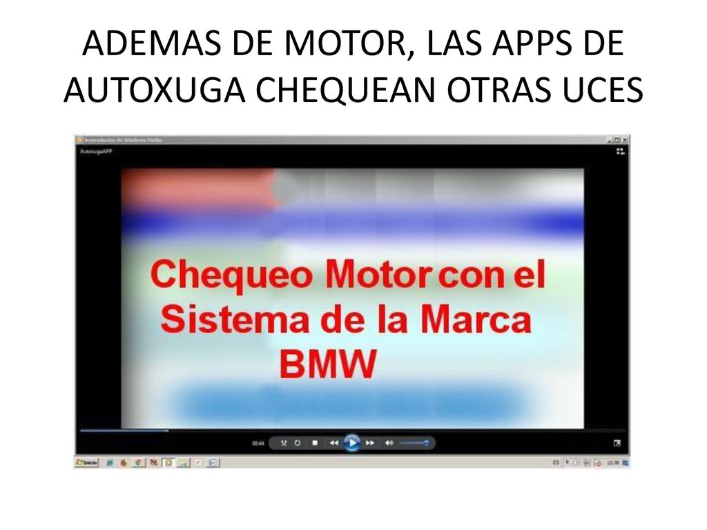 ADEMAS DE MOTOR, LAS APPS DE AUTOXUGA CHEQUEAN OTRAS UCES