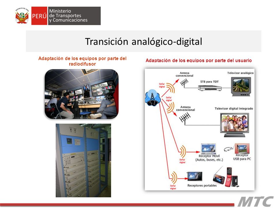 Adaptación de los equipos por parte del radiodifusor
