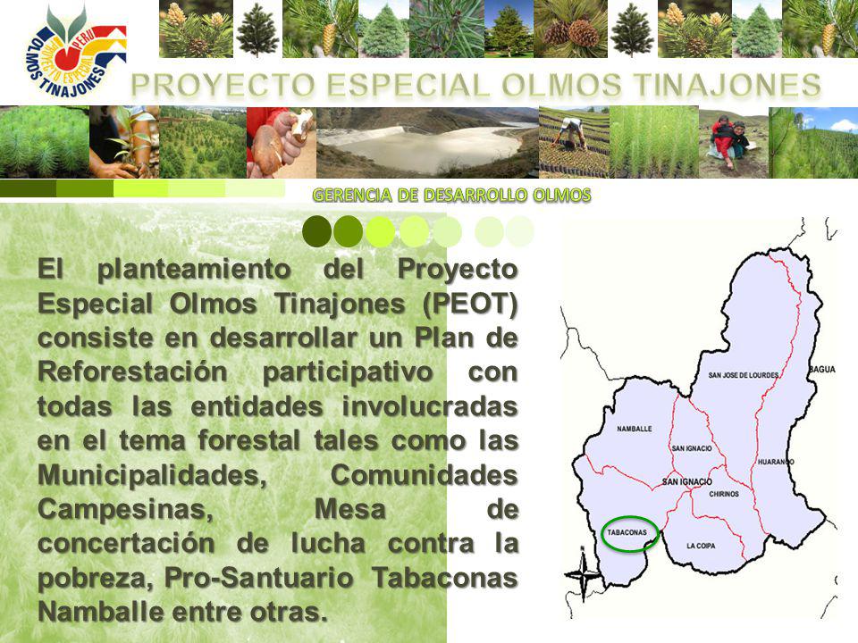 PROYECTO ESPECIAL OLMOS TINAJONES GERENCIA DE DESARROLLO OLMOS