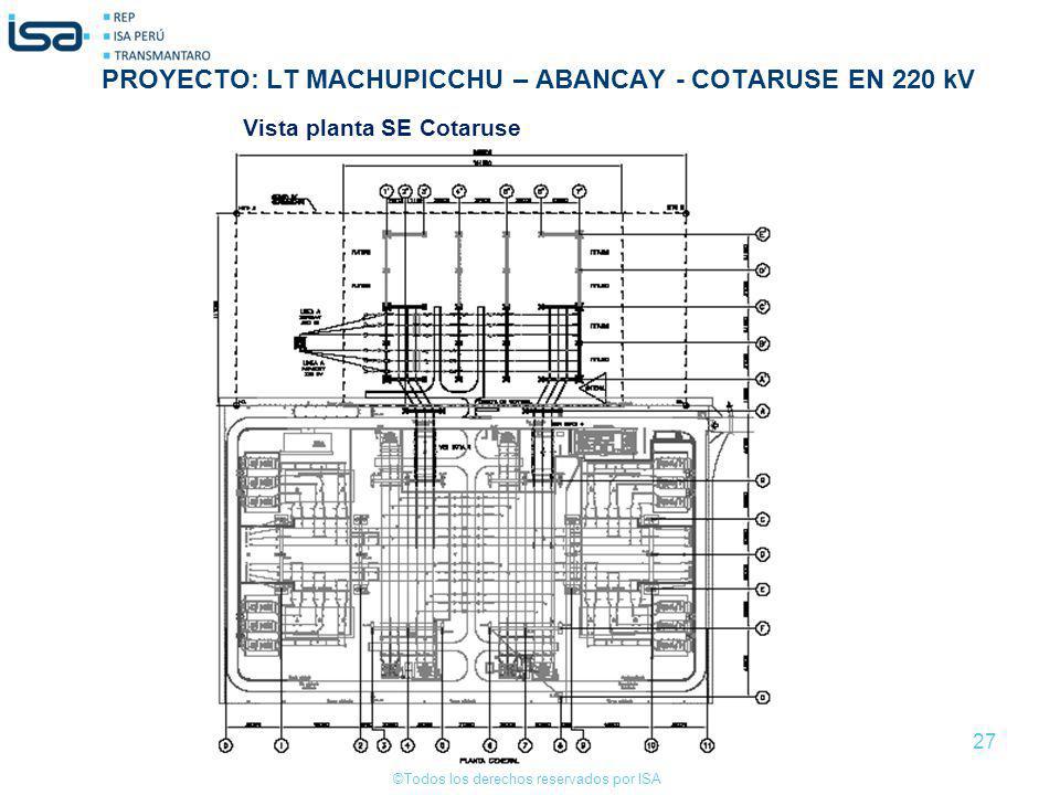 PROYECTO: LT MACHUPICCHU – ABANCAY - COTARUSE EN 220 kV