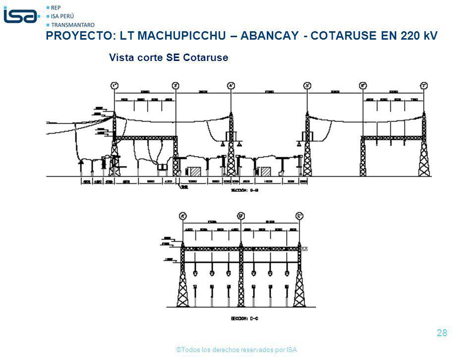 PROYECTO: LT MACHUPICCHU – ABANCAY - COTARUSE EN 220 kV