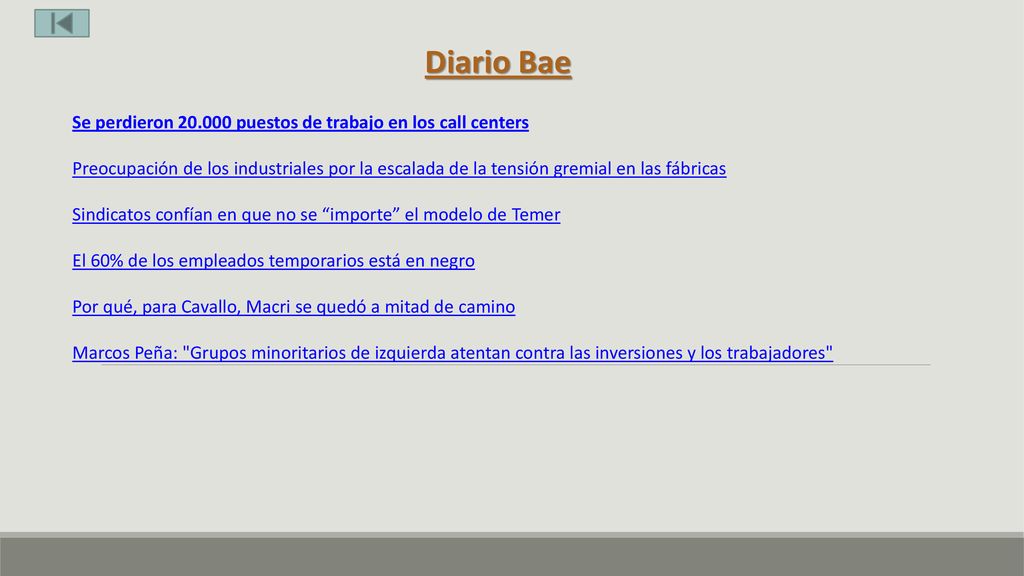 Diario Bae Se perdieron puestos de trabajo en los call centers