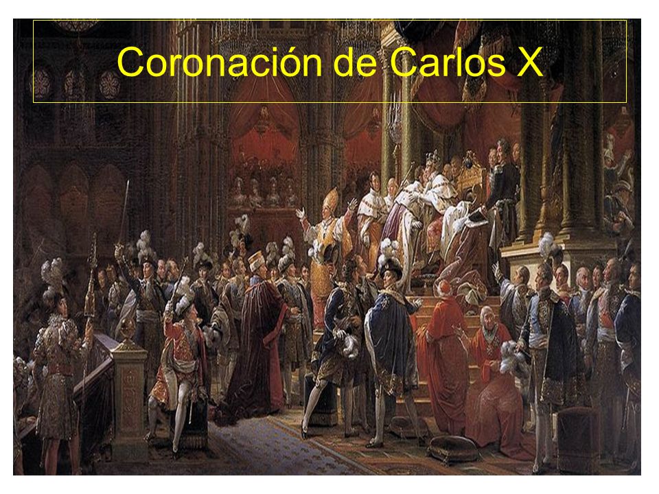 Coronación de Carlos X