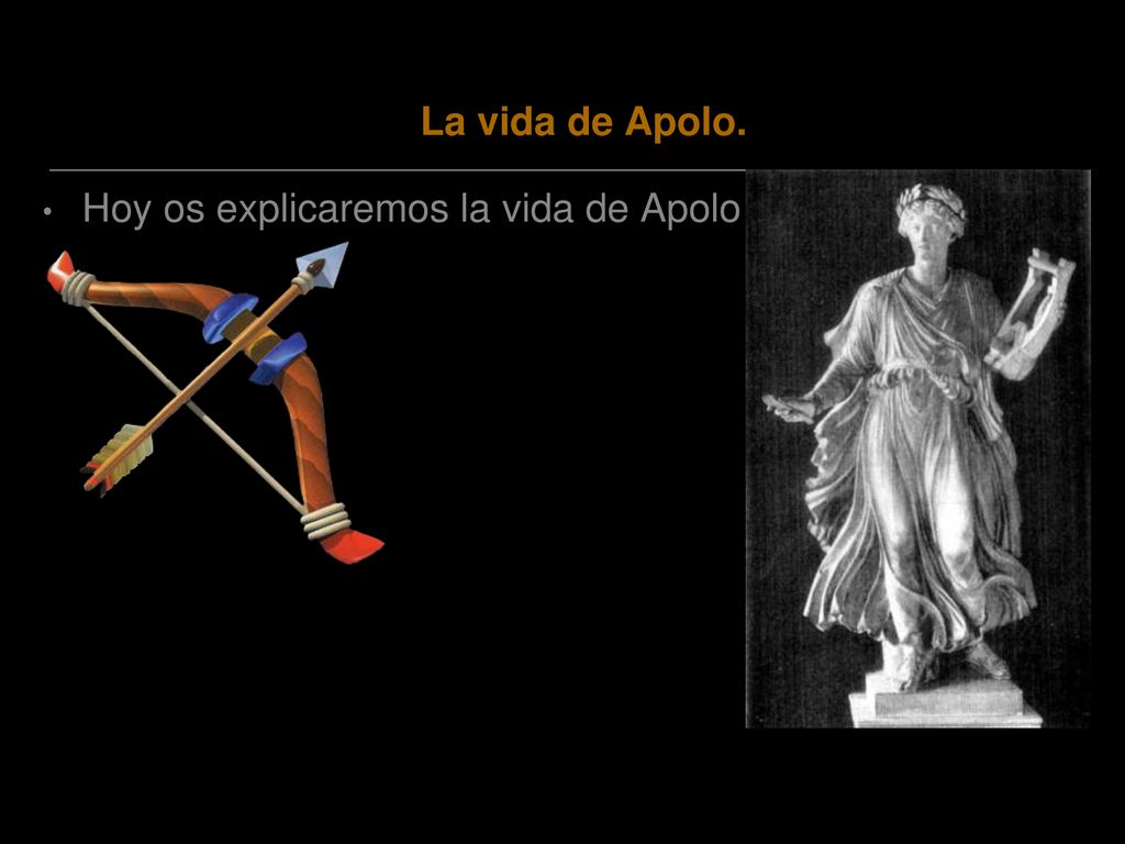 La vida de Apolo. Hoy os explicaremos la vida de Apolo