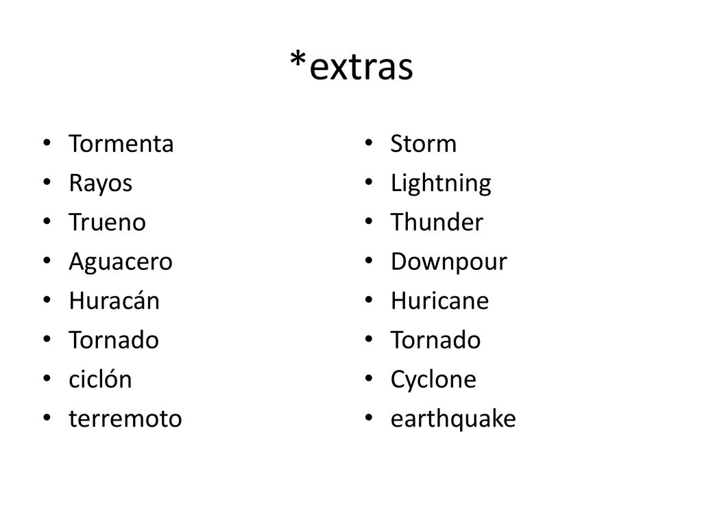 *extras Tormenta Rayos Trueno Aguacero Huracán Tornado ciclón