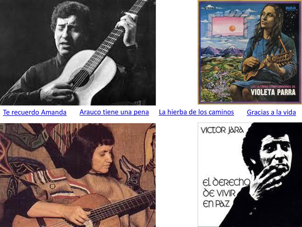 Te recuerdo Amanda Arauco tiene una pena La hierba de los caminos Gracias a la vida