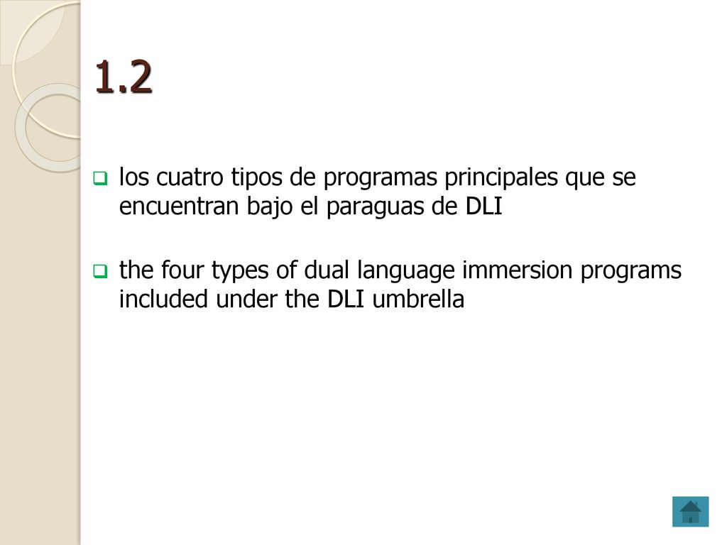 1.2 los cuatro tipos de programas principales que se encuentran bajo el paraguas de DLI.
