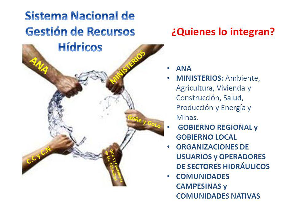 Sistema Nacional de Gestión de Recursos Hídricos