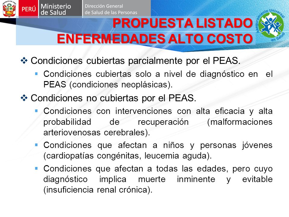PROPUESTA LISTADO ENFERMEDADES ALTO COSTO