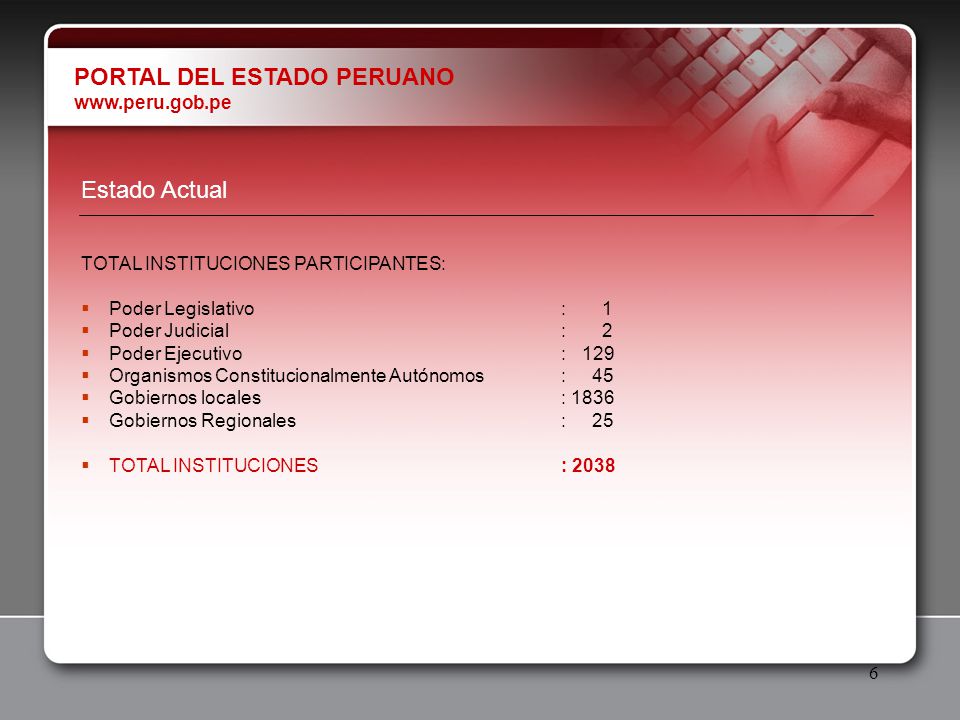 PORTAL DEL ESTADO PERUANO