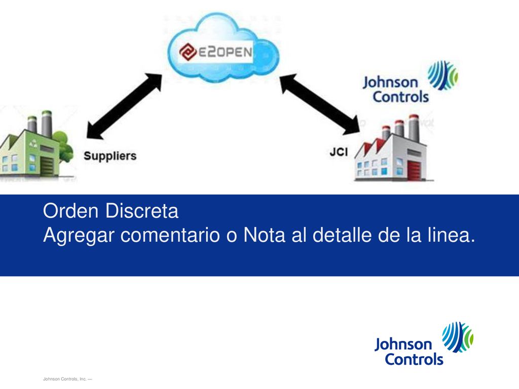 Orden Discreta Agregar comentario o Nota al detalle de la linea.
