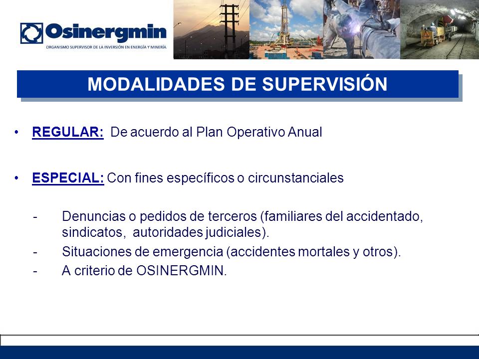 MODALIDADES DE SUPERVISIÓN