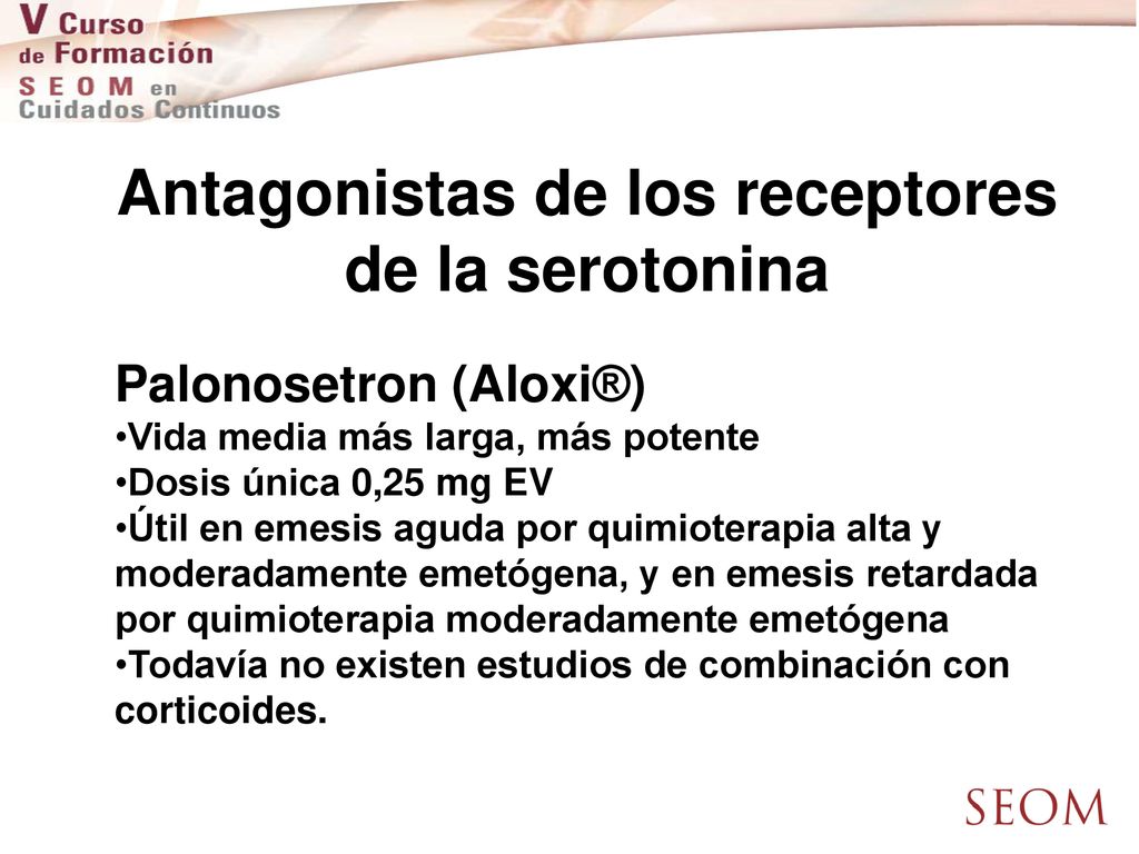Antagonistas de los receptores de la serotonina