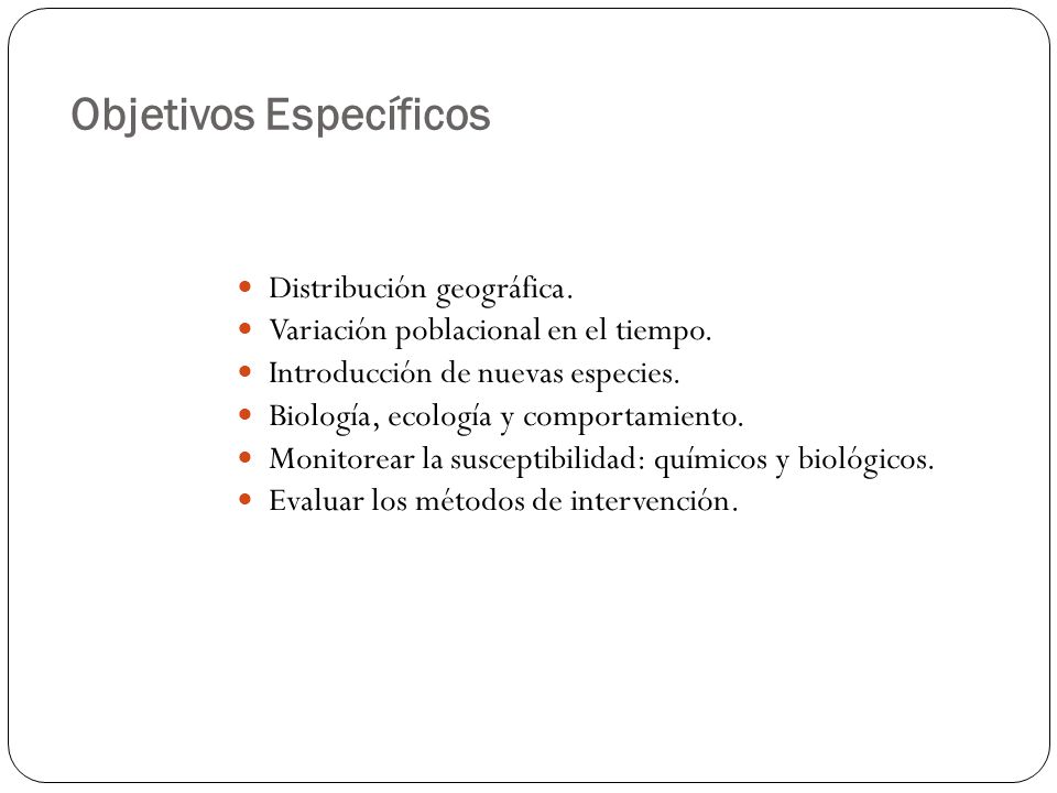 Objetivos Específicos