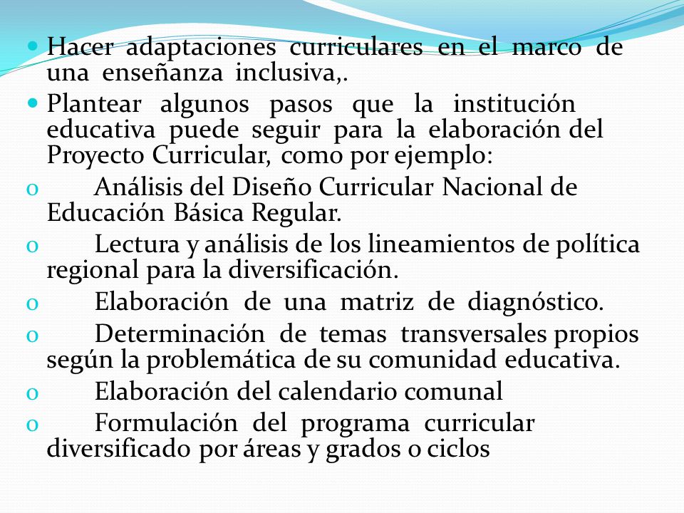 Hacer adaptaciones curriculares en el marco de una enseñanza inclusiva,.