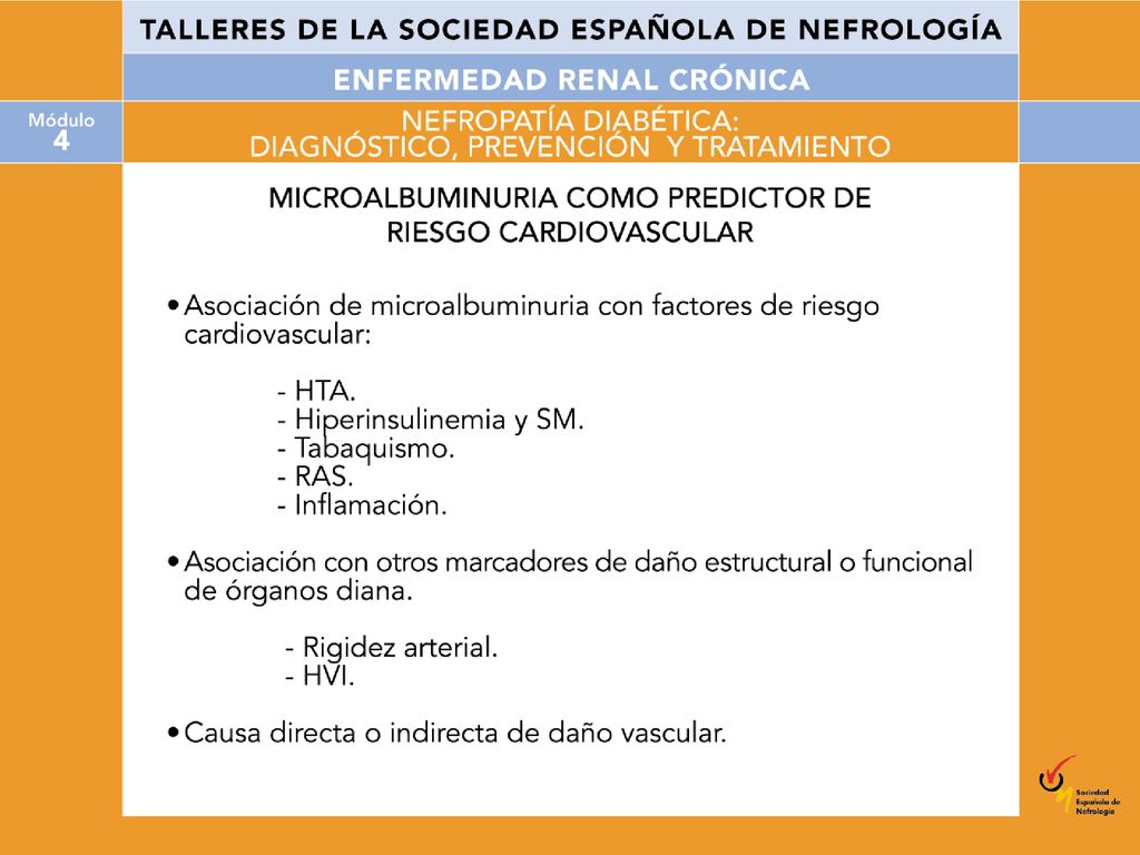 Se asocia con otros importantes factores de riesgo CV y estructural, constituyendo una causa directa o indirecta de daño vascular.