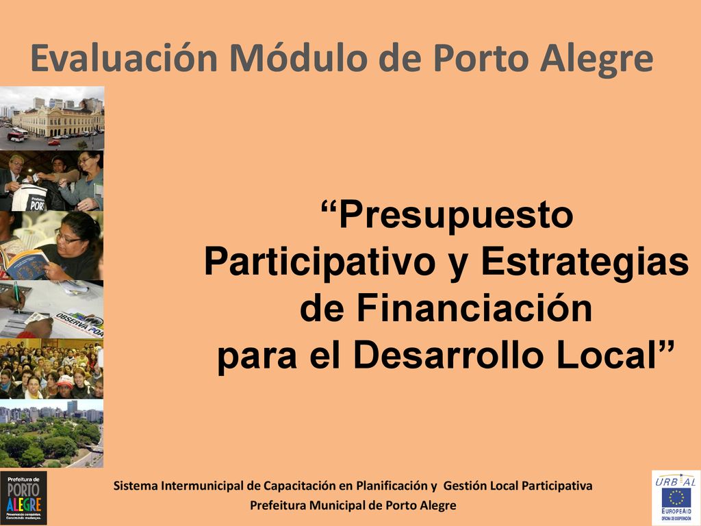 para el Desarrollo Local Prefeitura Municipal de Porto Alegre