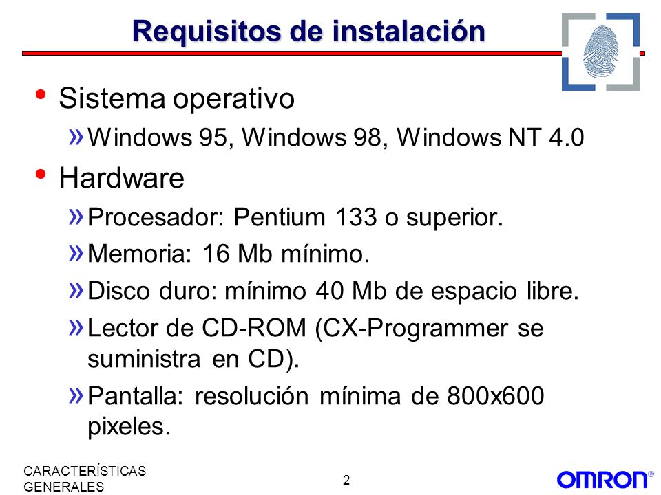 Requisitos de instalación