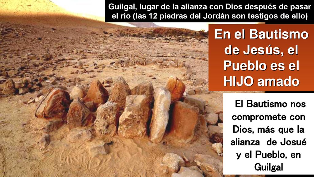En el Bautismo de Jesús, el Pueblo es el HIJO amado