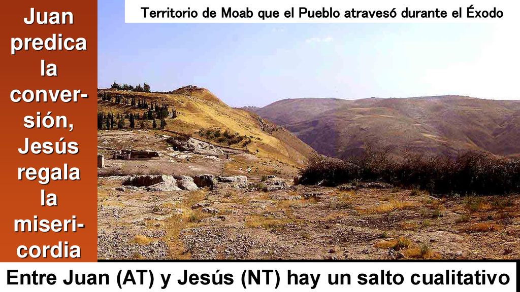 Juan predica la conver-sión, Jesús regala la miseri-cordia