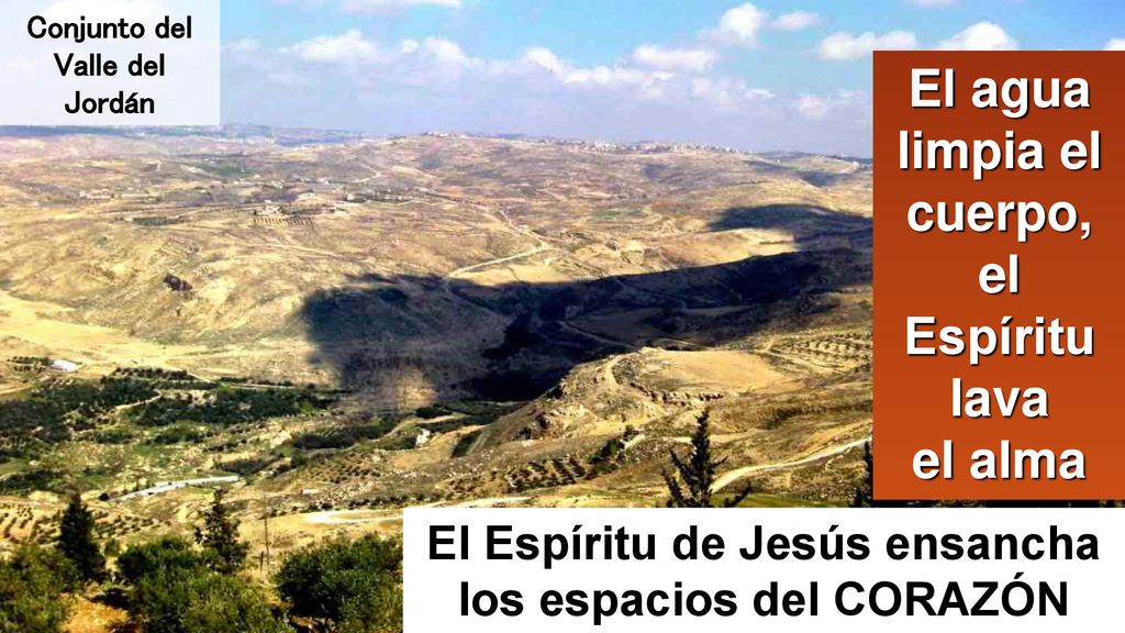 El agua limpia el cuerpo, el Espíritu lava el alma