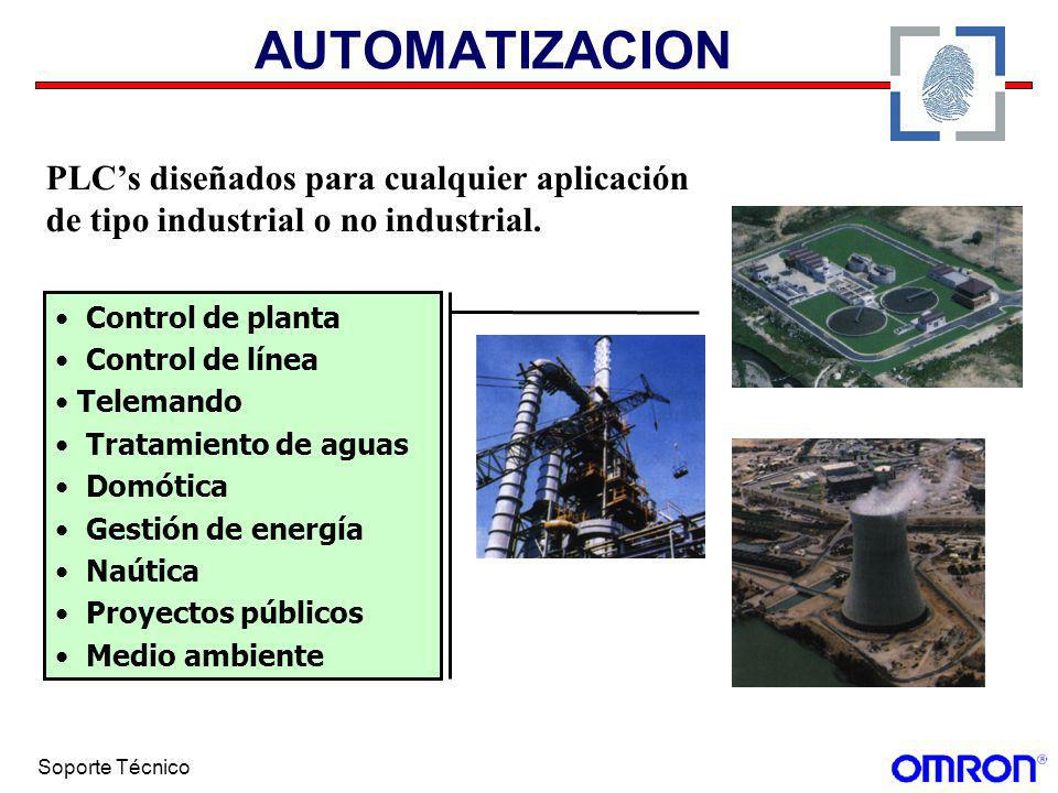 AUTOMATIZACION PLC’s diseñados para cualquier aplicación de tipo industrial o no industrial. Control de planta.