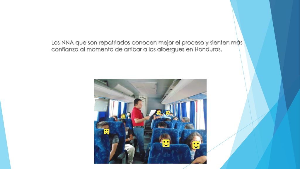 Los NNA que son repatriados conocen mejor el proceso y sienten más confianza al momento de arribar a los albergues en Honduras.