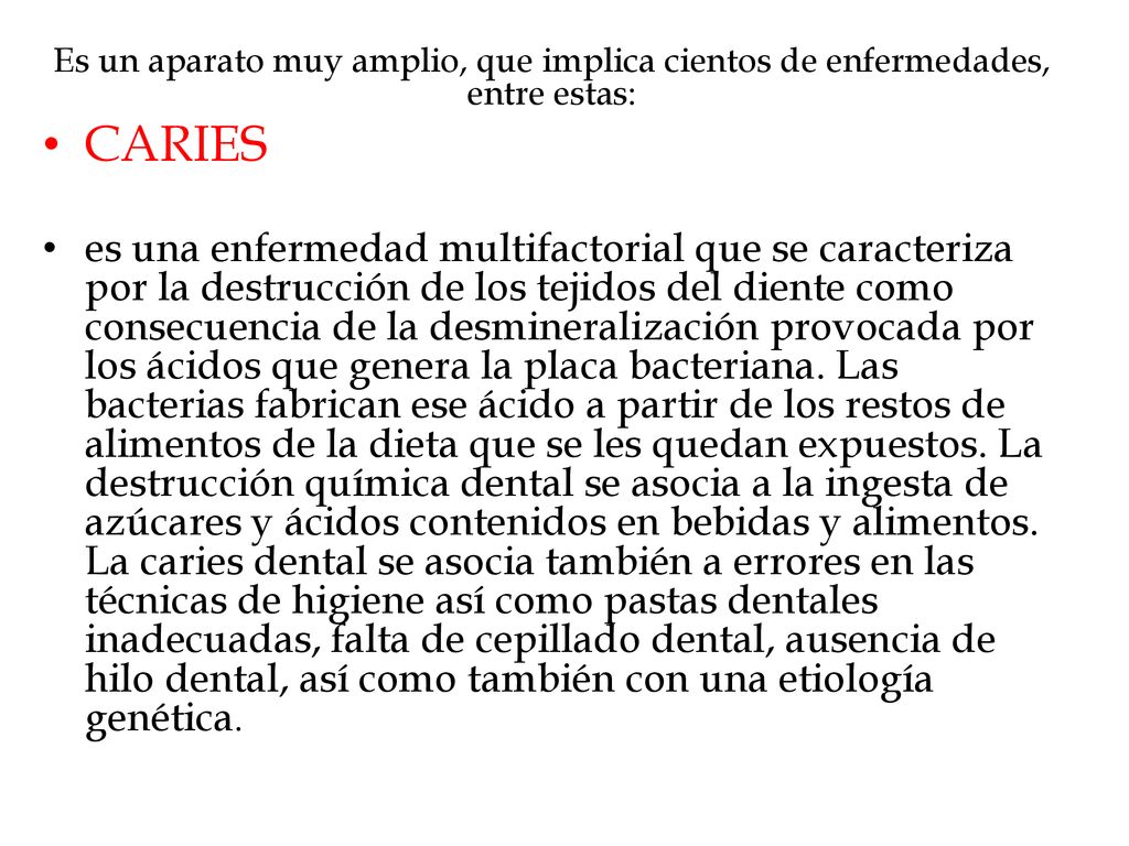 Es un aparato muy amplio, que implica cientos de enfermedades, entre estas:
