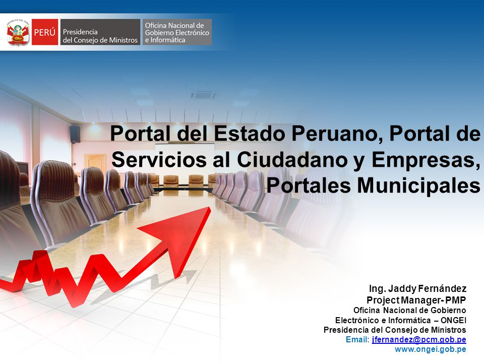 Portal del Estado Peruano, Portal de Servicios al Ciudadano y Empresas, Portales Municipales