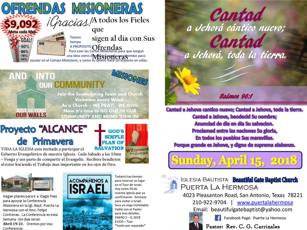 Cantad a Jehova cantico nuevo; Cantad a Jehova, toda la tierra.