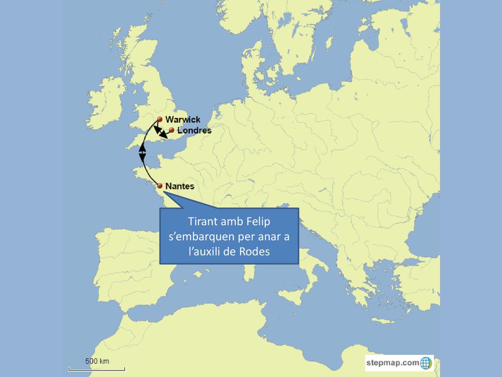 Tirant amb Felip s’embarquen per anar a l’auxili de Rodes