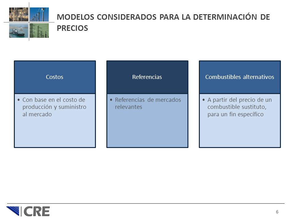 MODELOS CONSIDERADOS PARA LA DETERMINACIÓN DE PRECIOS