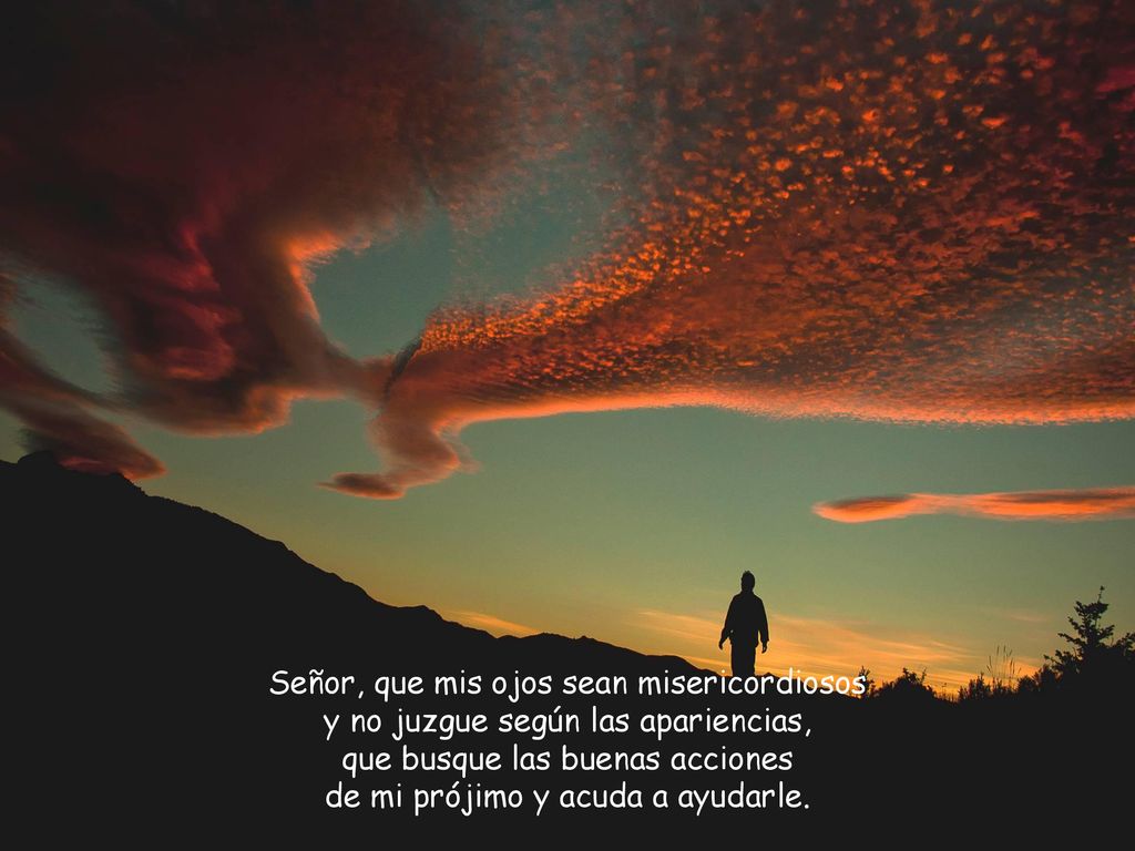 Señor, que mis ojos sean misericordiosos