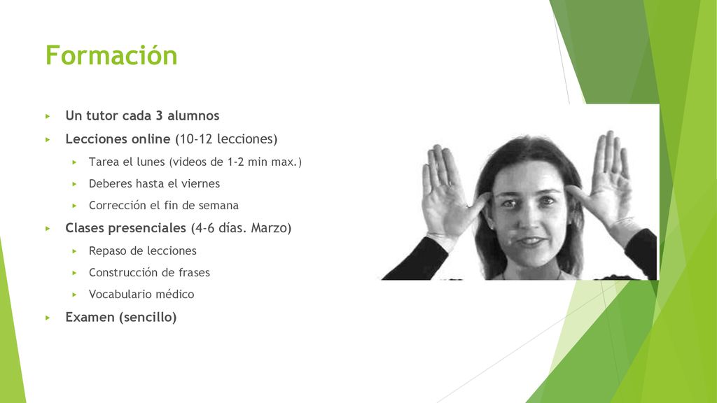 Formación Un tutor cada 3 alumnos Lecciones online (10-12 lecciones)