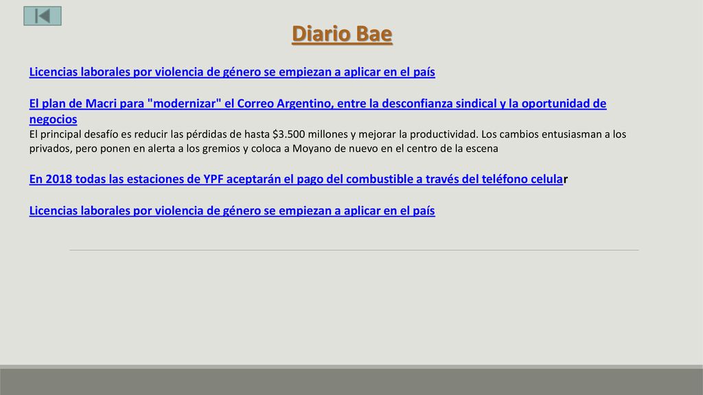 Diario Bae Licencias laborales por violencia de género se empiezan a aplicar en el país.