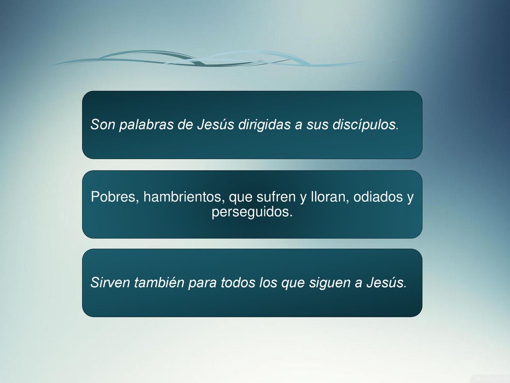 Pobres, hambrientos, que sufren y lloran, odiados y perseguidos.