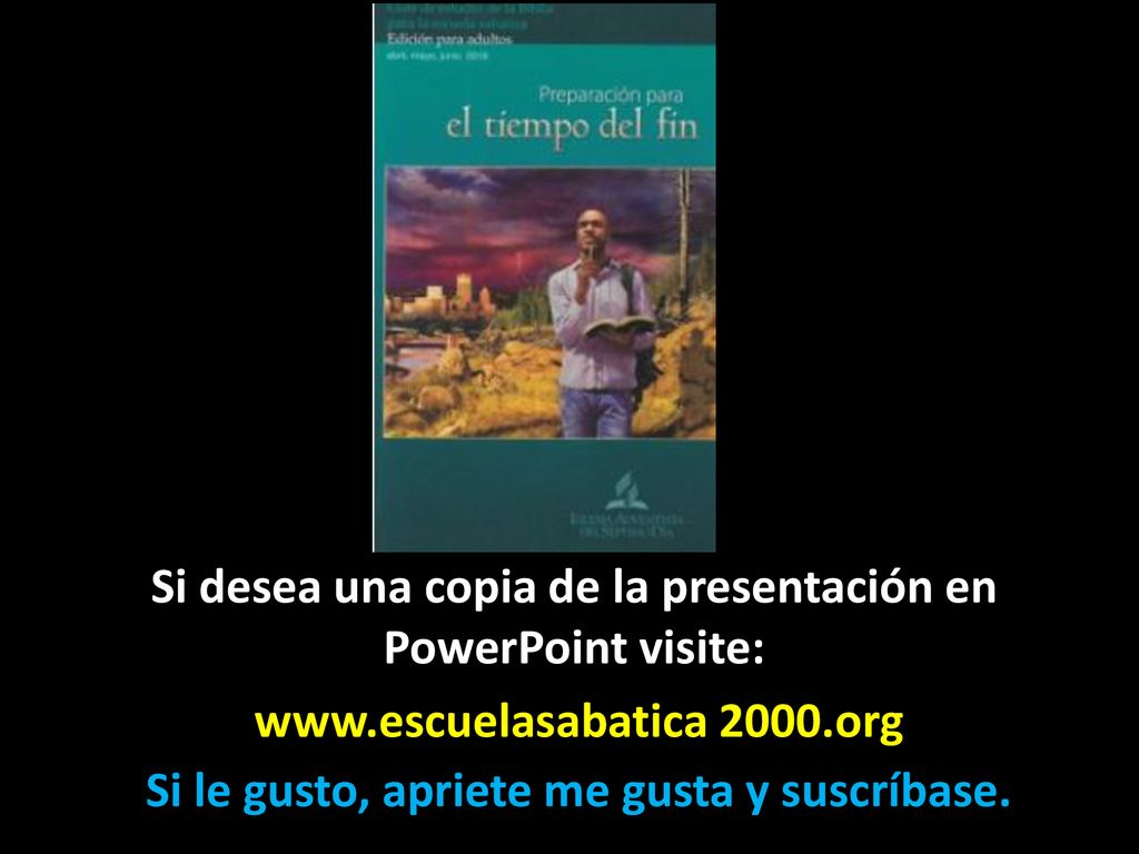 Si desea una copia de la presentación en PowerPoint visite: