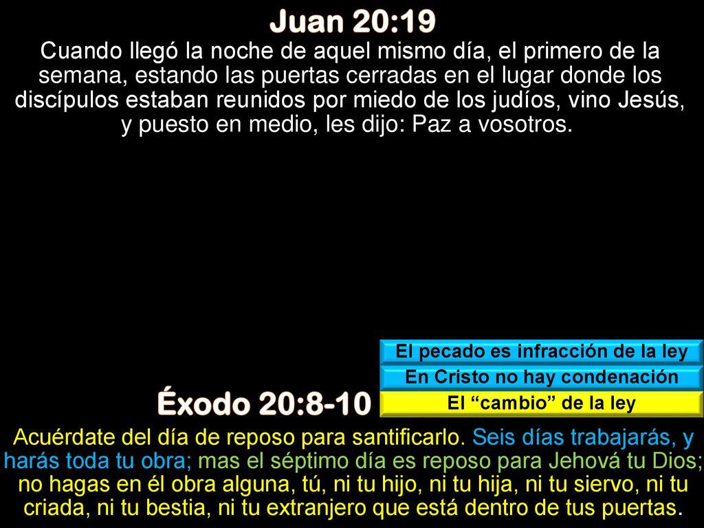 El pecado es infracción de la ley En Cristo no hay condenación