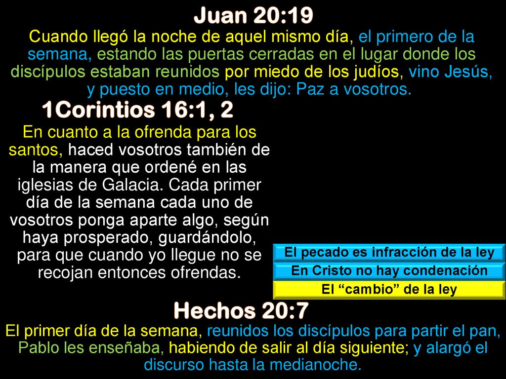 El pecado es infracción de la ley En Cristo no hay condenación